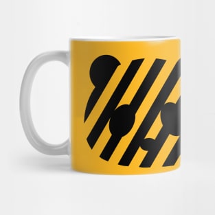 Kawaii Bear - Japan Construction Stripes Mug